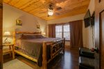 Main Level Master Bedroom with King Bed